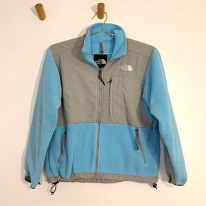 The North Face Denali Full Zip Fleece Polartec Jacket Blue & Gray Women’s Small